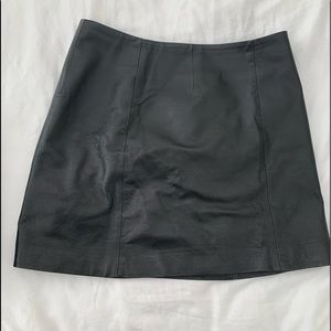 Bb Dakota faux leather mini skirt